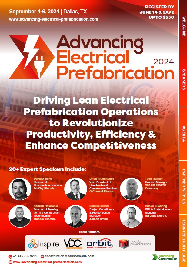 Advancing Electrical Prefabrication Brochure Image